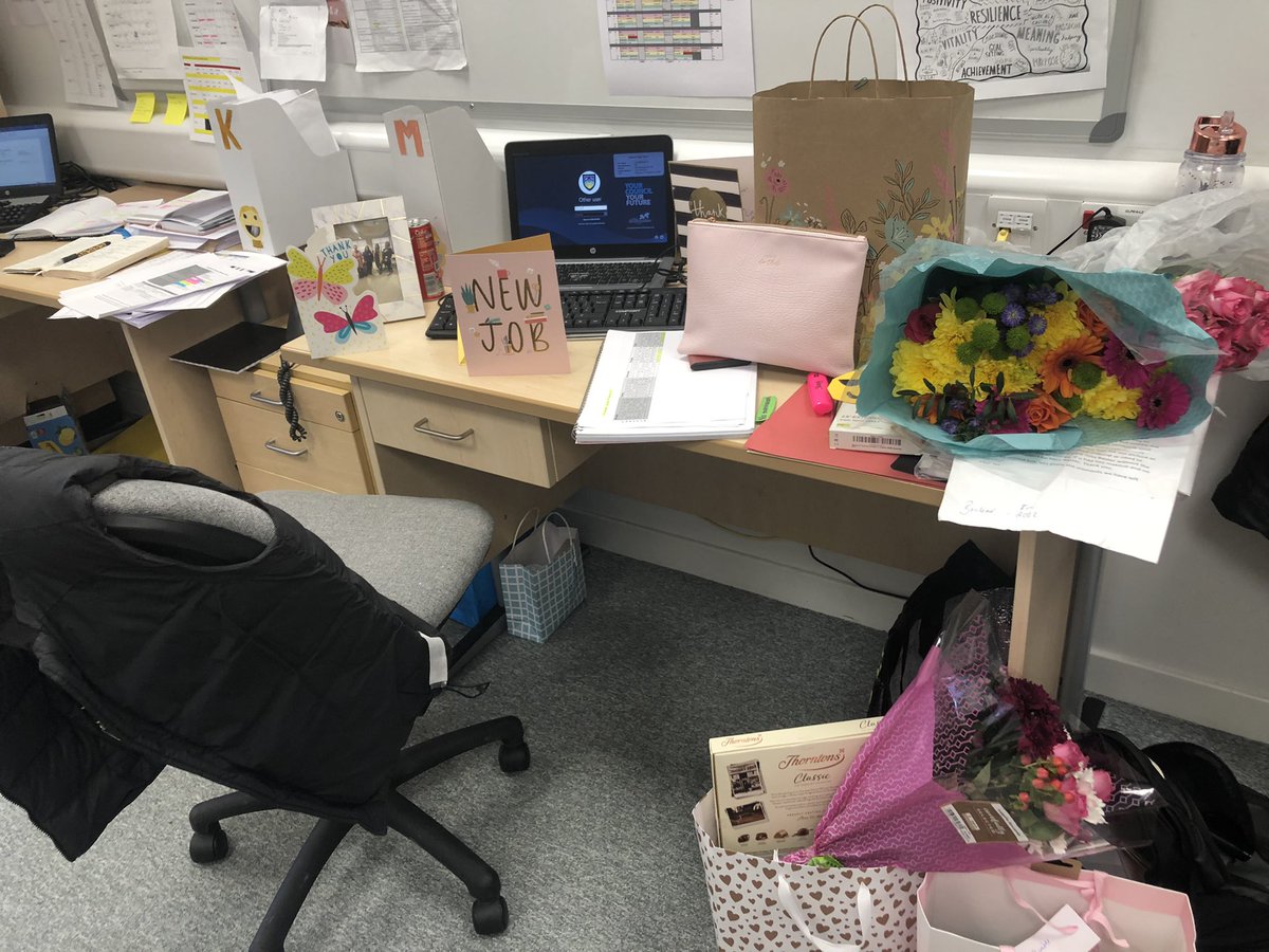 MBaxterPE's tweet photo. Was a sad 😔 day today leaving @BarrheadHighSch thanks everyone  for all your lovely gifts 🎁 will miss the pupils and staff loads! Thanks for all the fantastic memories I will definitely keep in touch! 💗@Barrheadpe https://t.co/DE1wwPvE2B
