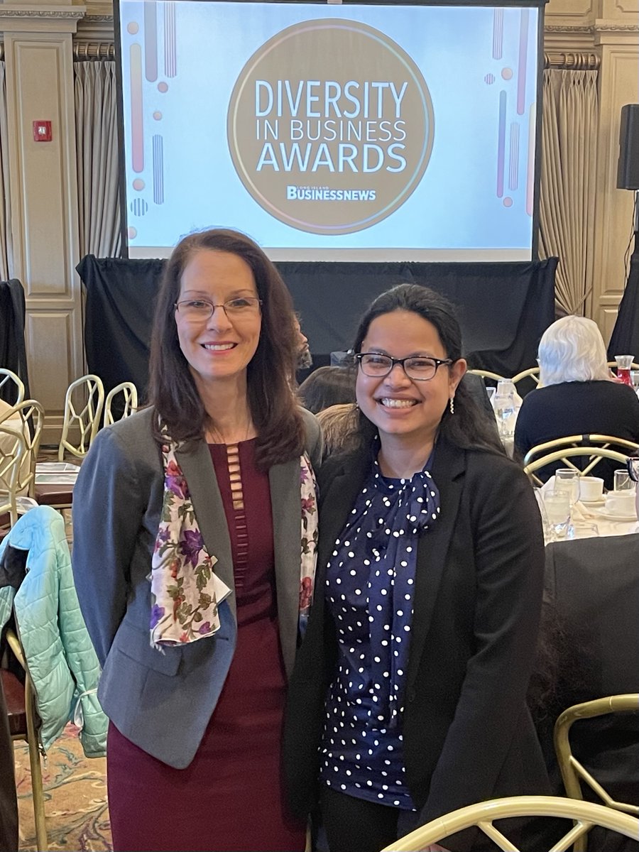 CEBIP_SBU's tweet photo. Congratulations to @stonybrooku’s finest, @TheSTEMnist and Maria Bracco Macarthur, honorees for The Diversity in Business Awards! https://t.co/xk3o4lgxrk