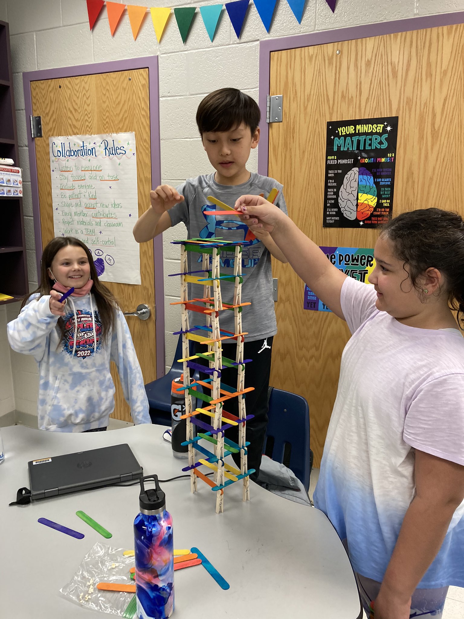 Kelly Cortez on Twitter "Team Challenge this week clothespin/popsicle