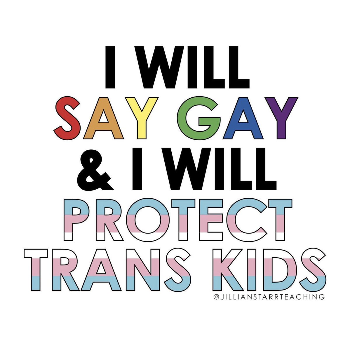 We cannot be silent. What is happening in Florida and Texas is TERRIFYING and OUTRAGEOUS! The LGBTQ+ community is under attack and it is naive to think this will not happen in your state.
