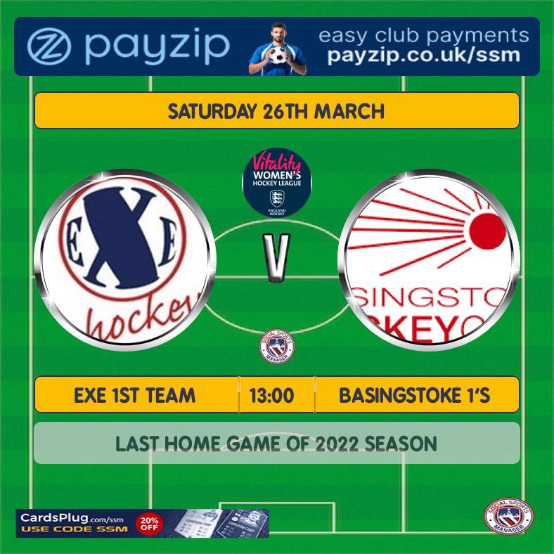 Our 1s take on <a href="/BasingstokeHC/">Basingstoke Hockey</a> this weekend in the last home game of the season 💪🏻 come and cheer us on! 🙌🏻