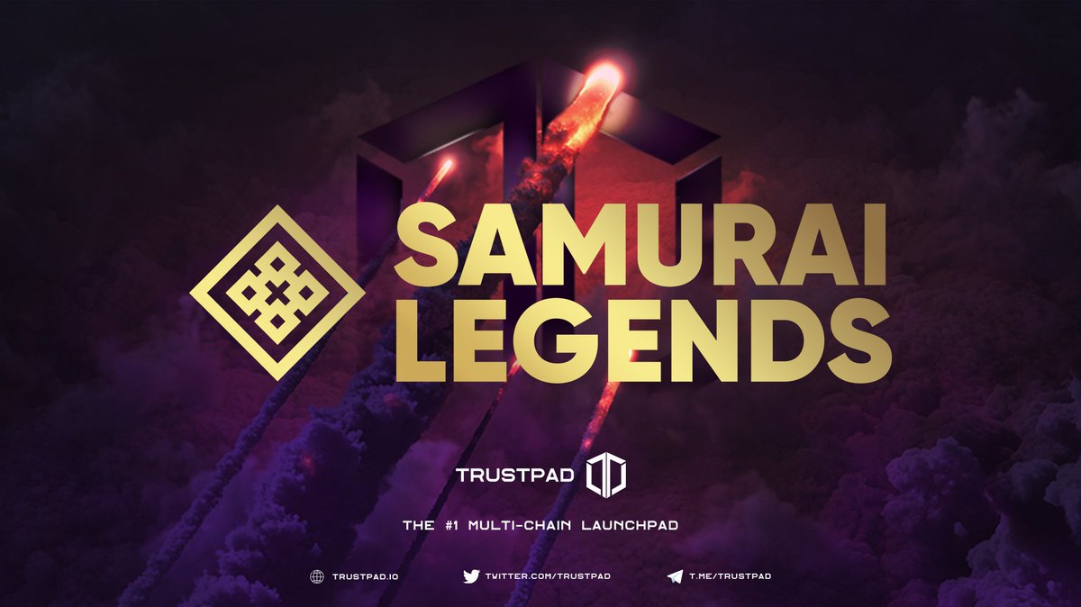 🏯 <a href="/samuraiverse/">Samurai Legends 🏯</a> is launching on <a href="/TrustPad/">TrustPad</a> 🚀🚀

#SamuraiLegends is an exciting #GameFi #metaverse set in feudal Japan  🥷🤺⚔️🏯🇯🇵

⏰ #IGO starts: March 25, 11:00 UTC 🚀
💰 Total Raise: $380K
🚀 Initial Mkt Cap: $496K

More details 👉 trustpad.io/pool/samuraile…

#BNB #P2E #NFTs
