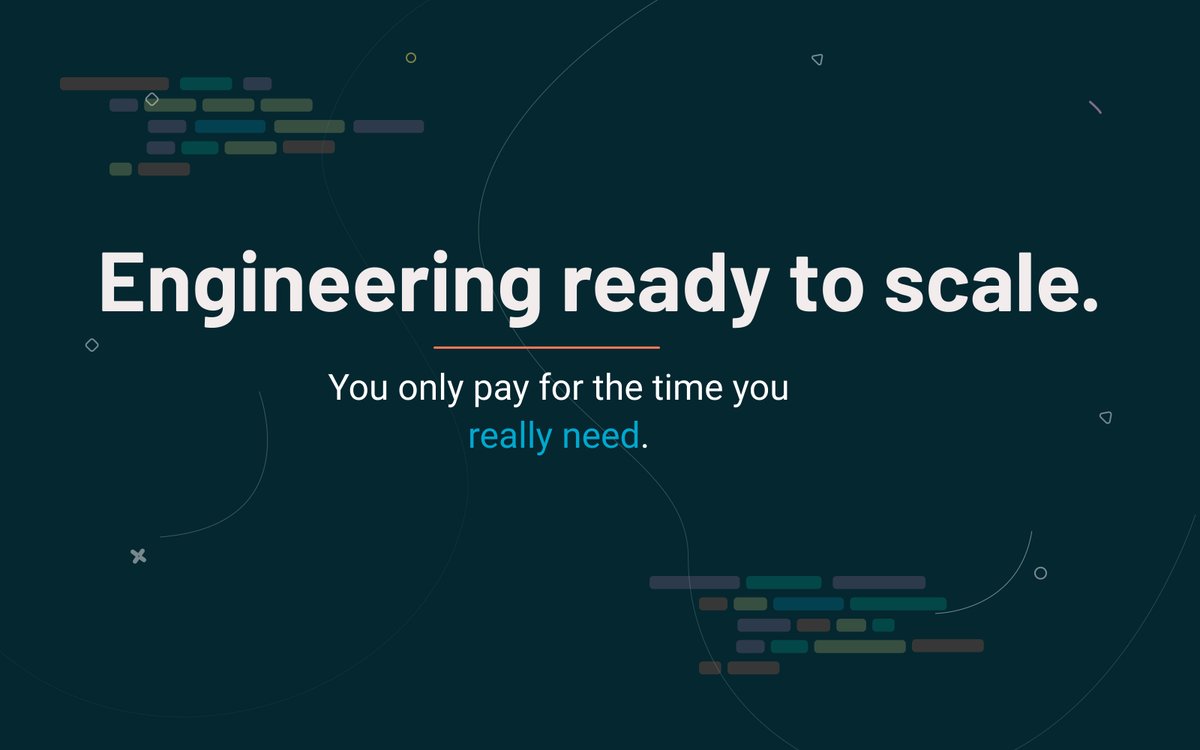 PlentyCode_'s tweet image. "Engineering as a service (or EaaS) is a way of building software, without hiring. Instead of hiring and maintaining an engineering team, you simply use engineers’ time when you need them, freeing yourself from the headaches of recruiting, managing teams, and wasted resources."