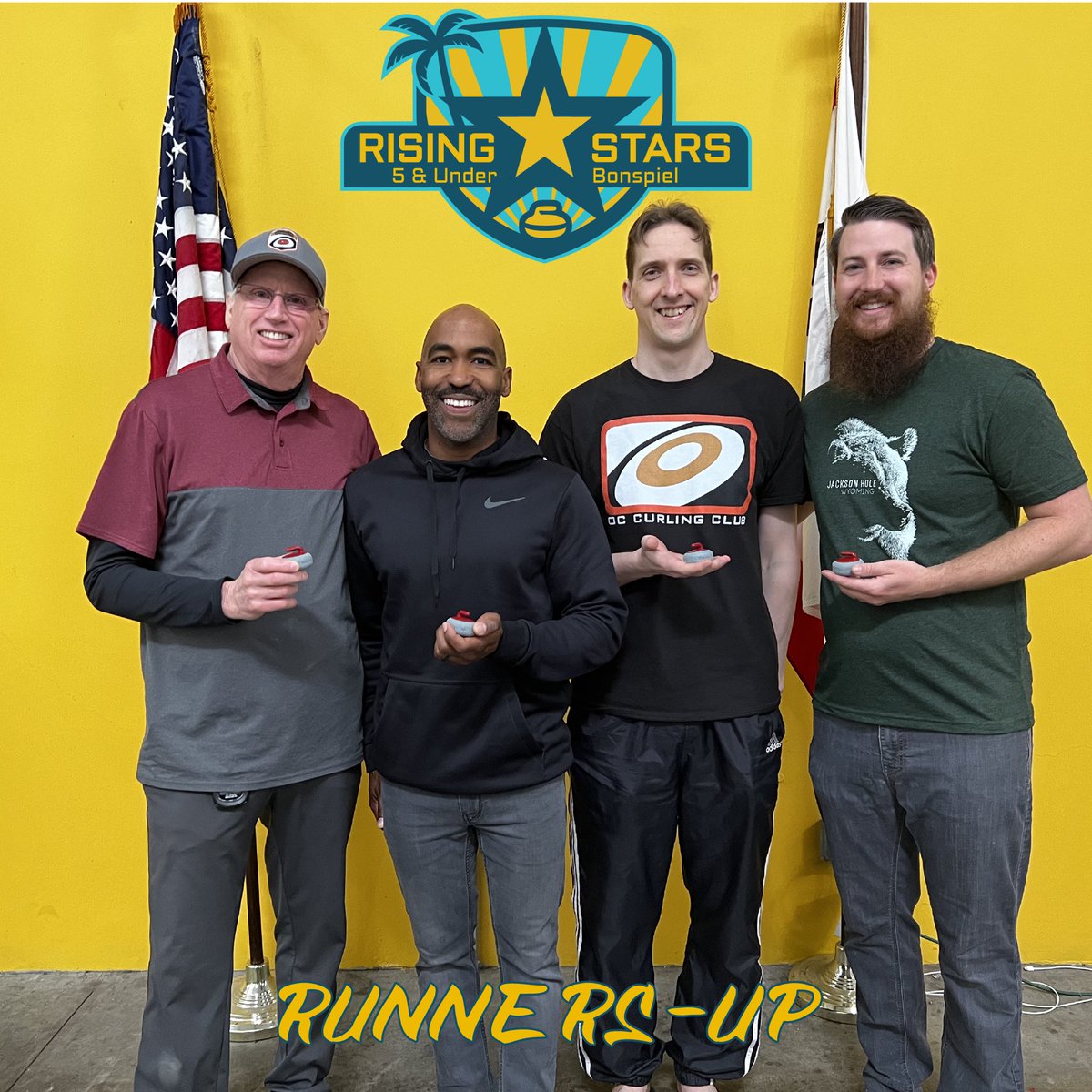 Congrats to Team Blacksher for winning the inaugural Rising Stars 5 and Under bonspiel! It was a SoCal match up as they faced off against Team Berndt for the trophy and a spot at <a href="/usacurl/">USA Curling</a>'s 5U Nationals.