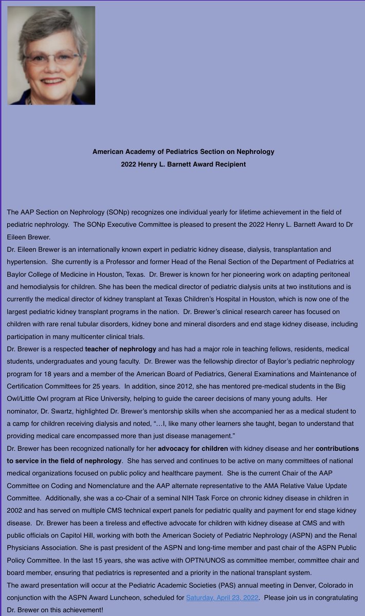 BCM Pediatric Renal Fellowship tweet media