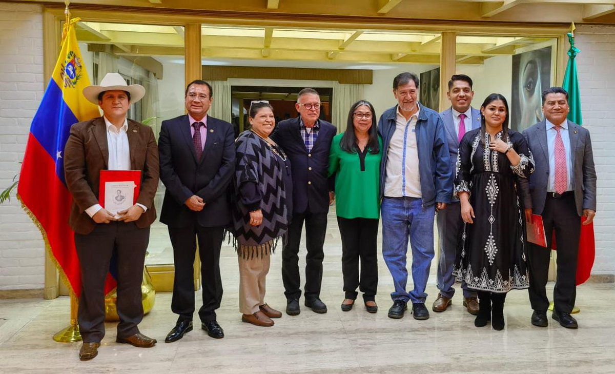 Para la patria de Bolívar la solidaridad de pueblos hermanos es importante, México ha mostrado su amor, cercania y respaldo a nuestra patria, por eso avanzamos en acciones concretas con el grupo parlamentario de amistad mexico-venezuela