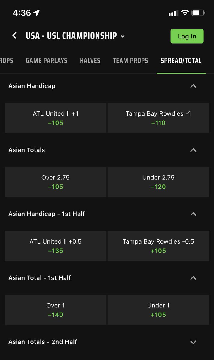 BoomTroyPeters's tweet photo. @DaRealRodrigo @FunksLiveLounge Make sure you’re looking for Asian totals under the Spread/Totals tab. Hope that’s helpful https://t.co/FLnE8CheqB