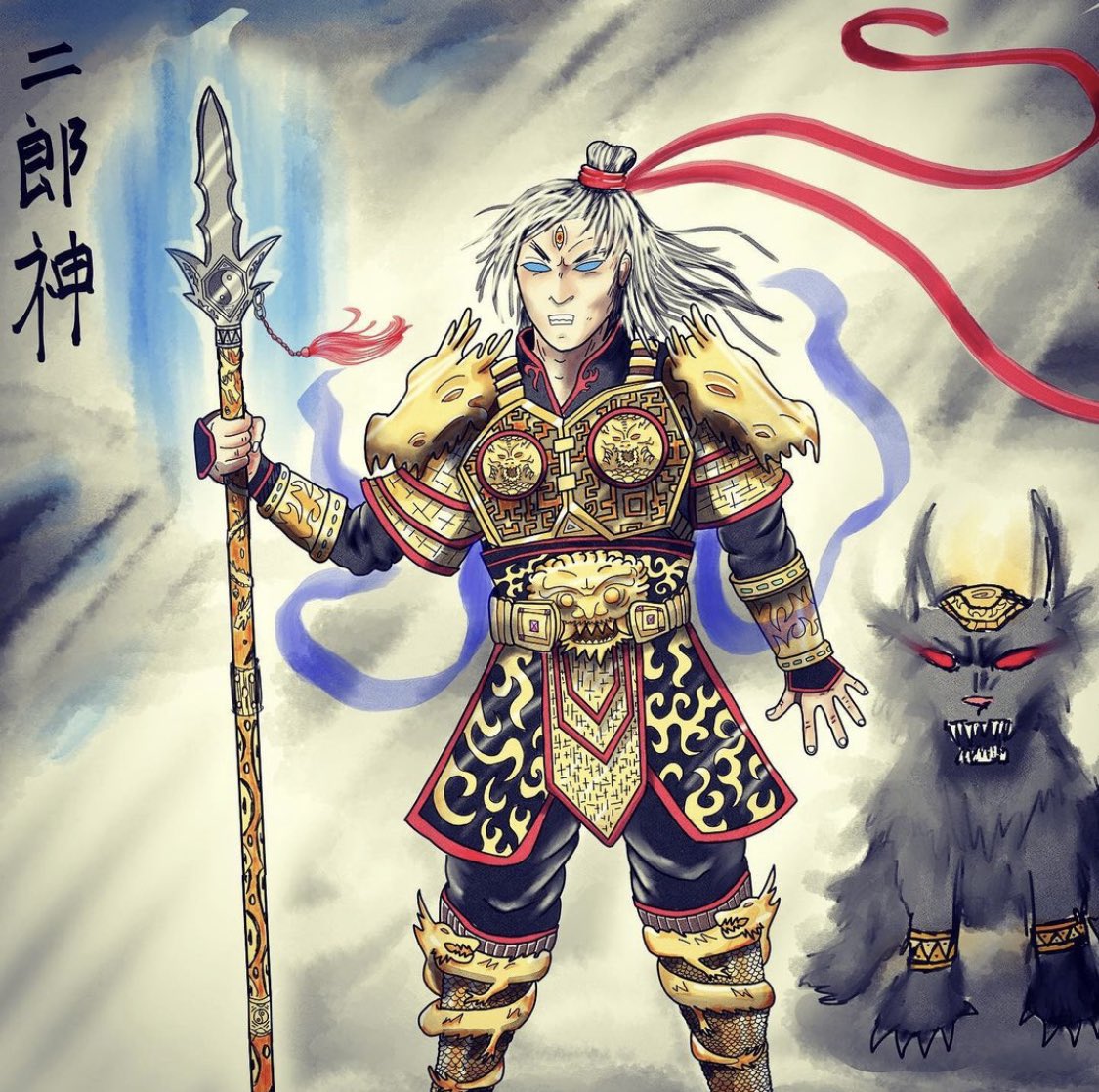 Thedmonslayer66's tweet photo. Chinese Warrior God Er Lang Shen二郎神! Unmatched in battle in heaven, earth or the underworld! Take on his spirit! https://t.co/kRB3MheIKt #nft
#NFTCollection #NFTartist
#NFTCommmunity #nftart #nftcollector
#cryptoart #chinesegod https://t.co/R4rh928dVP