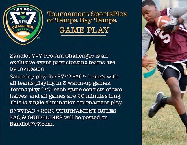 Exclusive 7v7 invite only and the PS5 is the prize. We have gotten together with High Point Gamer to put on an exclusive gaming event.
.
The Sandlot Tournament is dated for March 25th-26th, hosting a cookout for the people involved, a 7v7 structure, and a PS5 for the prize!