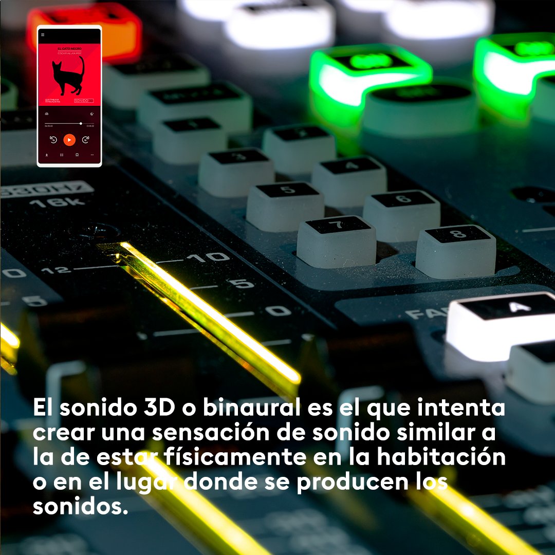 Storytel_Latam's tweet photo. Si nunca has escuchado un audiolibro con sonido binaural, te estás perdiendo de una experiencia sin igual 🎧Descubre nuestra playlist y disfruta Alicia en el país de las maravillas, El principito y El corazón delator con este increíble formato🔝 https://t.co/7Gxc0hYhyN https://t.co/6KtlpvMs7q
