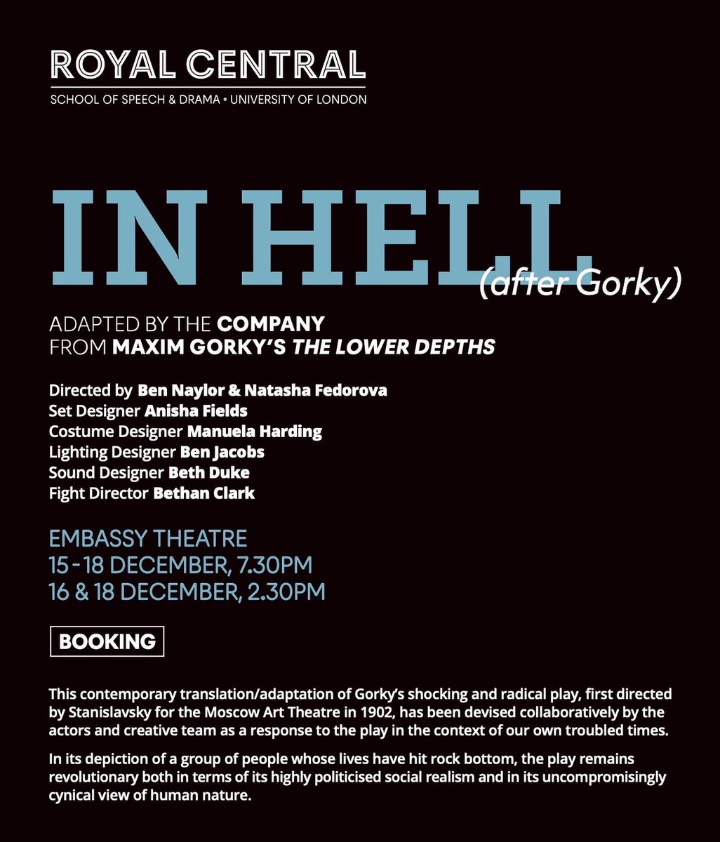 MA Acting Classical @ Central tweet media