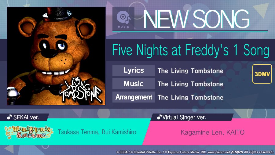 Five Nights at Freddy's 1 Song - The Living Tombstone (10 HOURS