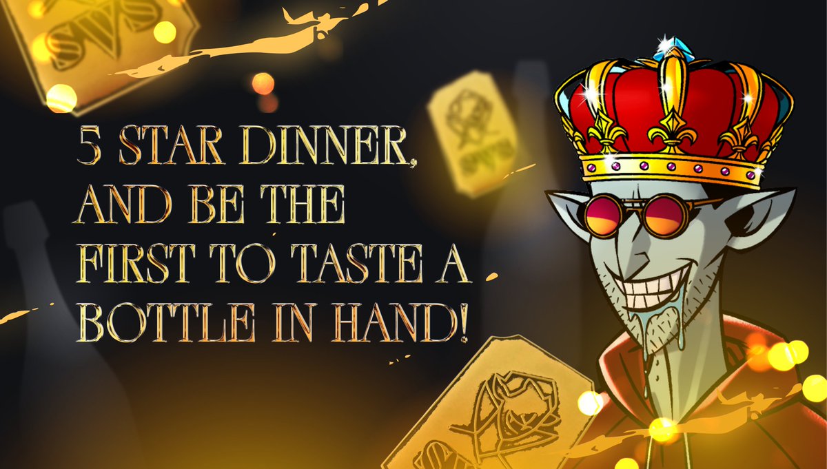 SVSNFT's tweet photo. Our five star dinner champagne competition has been EXTENDED! 🍾

Due to being short notice, we decided to keep the entries for our latest competition open for an additional 7 Days! 🥂

Want to be the first to taste our SVS Private Label Champagne? Check out the Tweet below 👇 https://t.co/50avmIKxf6