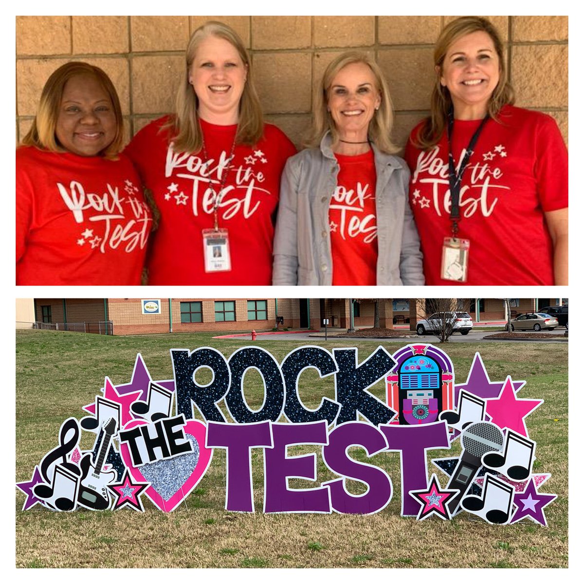 Our 2nd and 3rd grade students ⁦<a href="/hrznes/">Horizon Elementary</a>⁩ “Rocked the Test” today!! Day 1 of ACAP is over!! We are so proud of our students. ⁦<a href="/madisonschools/">Madison City Schools</a>⁩   #horizonrocks