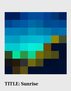 ScalyShrew's tweet photo. Another smol piece, Sunrise, on @8bidou: https://t.co/H10cUcIpNy https://t.co/RQgn79gikM