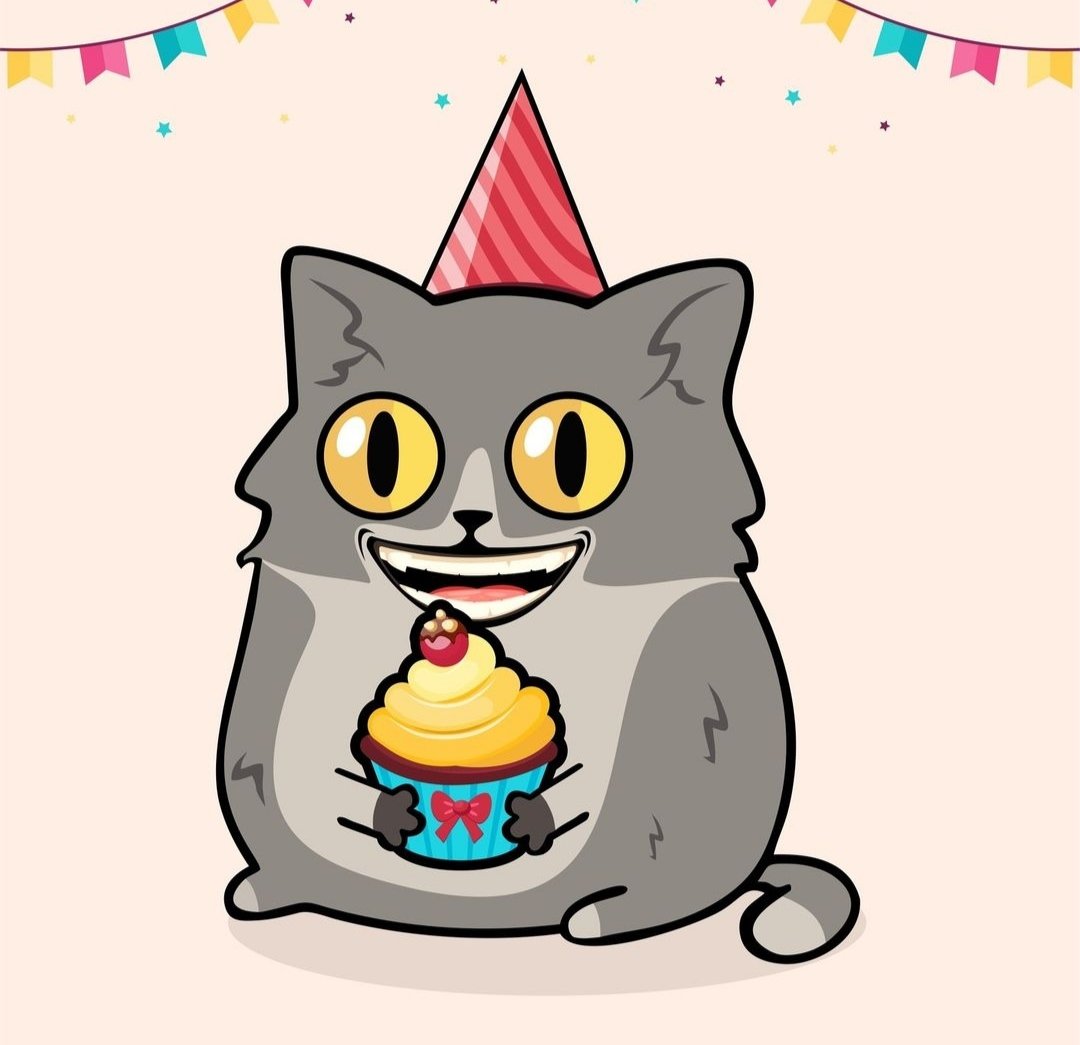 Share this Cake with us! 🥳😋 
Let's party together!! 
#NFT #NFTshill #NFTartist