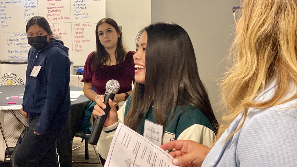 Students in the PODER (Providing Opportunities for Development, Empowerment, and Resilience) program came together for the inaugural Latina Women in Business event. It was an amazing opportunity for them to listen, learn, and be empowered by inspiring Latina leaders!