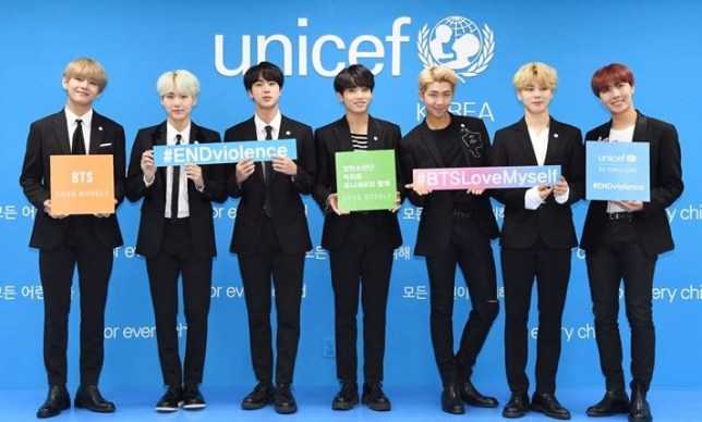 KentPage's tweet photo. 💜Inspiring! @BTS_twt &amp; @UNICEF raise $3.6 Million to #EndViolence against children!!🙏

💜The #BTSLoveMyself campaign is supported by millions of 
@bts_bighit worldwide!!🌍

💜@bts_love_myself @unicefkorea @btsw_official @un @usbtsarmy @bts_army @bts_national @bts_facts #SDGs💜 https://t.co/0969uwzLgY