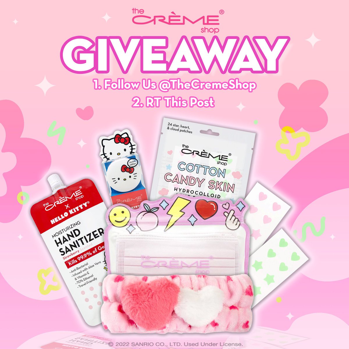 TheCremeShop's tweet photo. CRÈME CUTIE GIVEAWAY 💖🎀🌷

ENTER TO WIN:
🌸 FOLLOW us @TheCremeShop
🌸 RT this post 

good luck! winner will be DMed 03/30. official messages will only come from our verified account. TAG your besties for more chances to win! https://t.co/FCFdhbeFRS