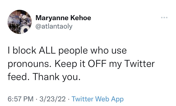 There are five pronouns in this tweet