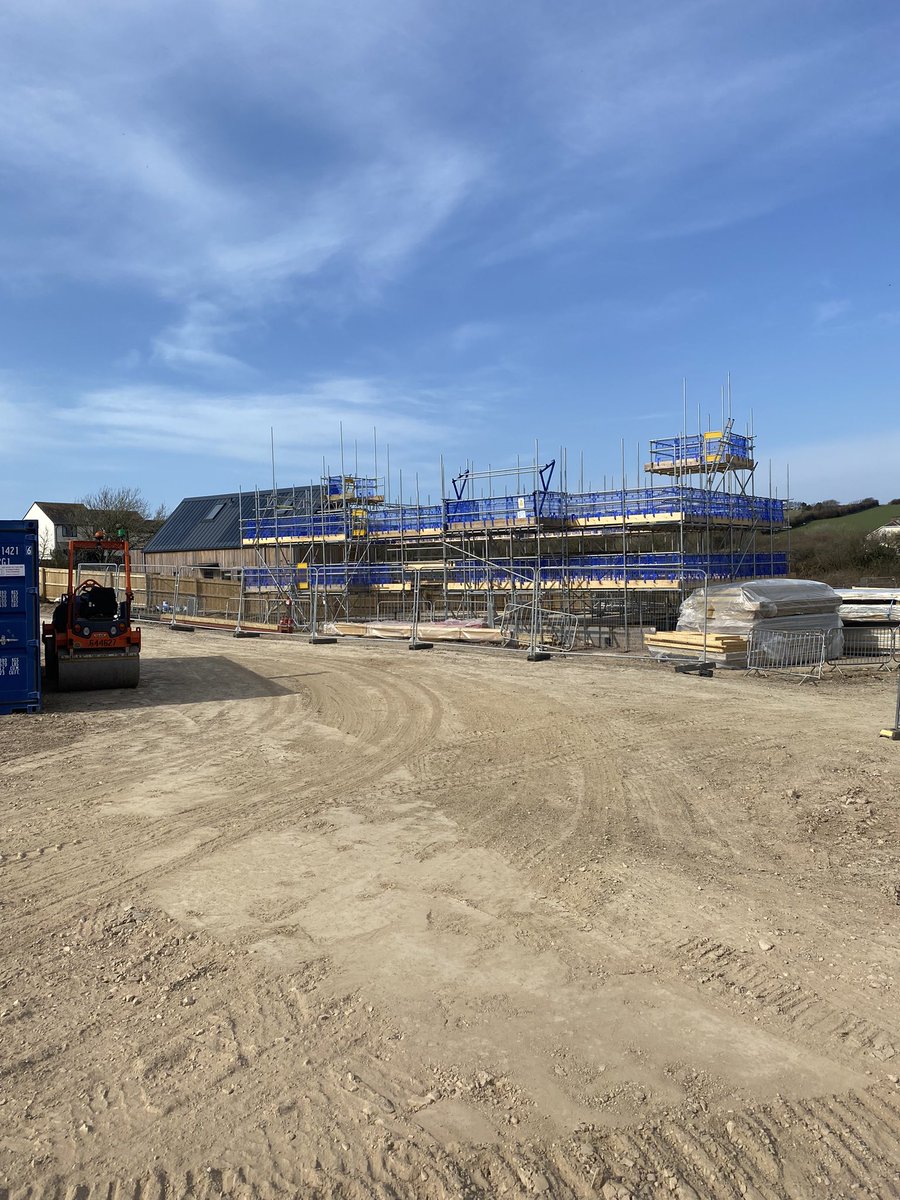 RM_Townsend's tweet photo. Great to get out on site to Willingcott Valley with @ArchitectWoody today and see the progress on the #holidaylodges for one of the first projects that I have been involved with since coming back to work for @WoodwardSmithUK. 

#architecture #timbercladding #northdevon https://t.co/eesORzPwn4