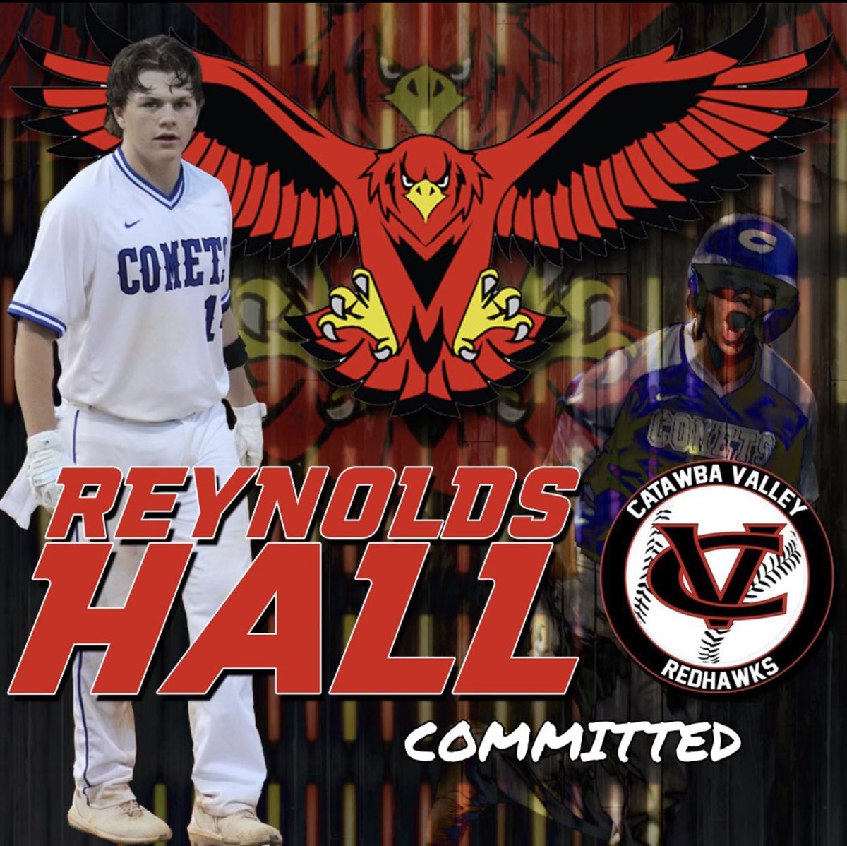 Reynolds Hall (@thereynoldshall) on Twitter photo Happy to announce I have committed to Catawba Valley CC! <a href="/CVCCBaseball/">CVCC Baseball</a> <a href="/BrandonLusk23/">Brandon Lusk</a> <a href="/Joshstikeleathe/">Josh Stikeleather</a> <a href="/A_Knizner/">Andrew Knizner</a> @PBR_JUCO Happy to announce I have committed to Catawba Valley CC! <a href="/CVCCBaseball/">CVCC Baseball</a> <a href="/BrandonLusk23/">Brandon Lusk</a> <a href="/Joshstikeleathe/">Josh Stikeleather</a> <a href="/A_Knizner/">Andrew Knizner</a> @PBR_JUCO