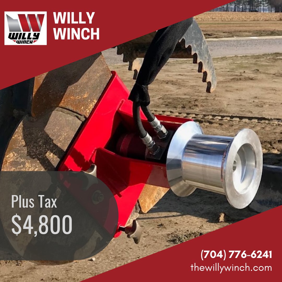 Willy Winch aluminum capstan cable reeling spool delivers portable strength for reeling, pulling, and tensioning at almost any angle.  thewillywinch.com
#cableroller #cablepulling #excavatorbucket #equipment #cablereel #constructionequipment #contractorequipment #cablespool