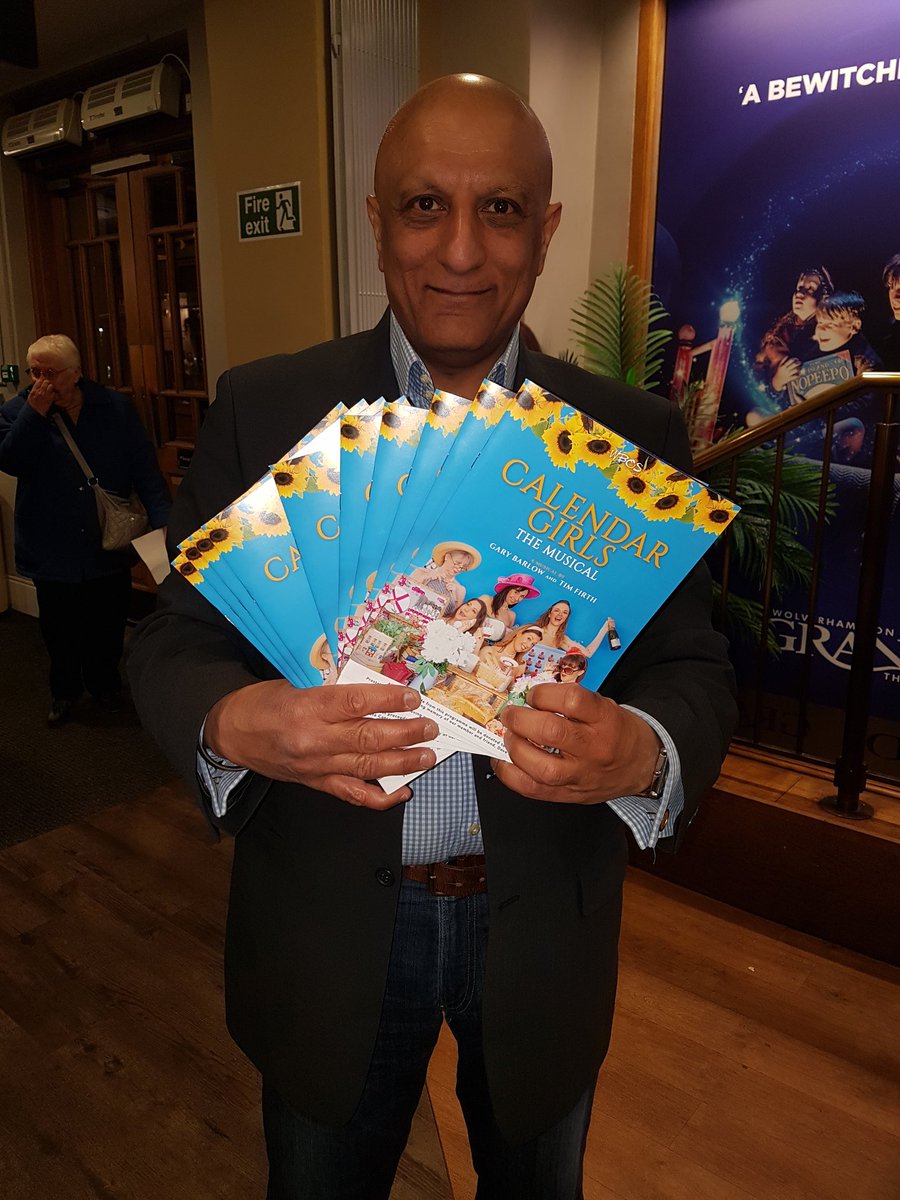 GlobalRamSingh's tweet photo. #CalendarGirls - THE MUSICAL
24 Marโ26 Mar 2022
By the West Bromwich Operatic Society
The Yorkshire Womenโs Institute do an extraordinary thing: they decide to produce a โnudeโ calendar to raise money for the local hospital.
#WBOS #TheMusical #garybarlow #TimFirth https://t.co/vyJjb54yw8