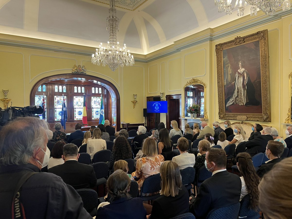 PMalinauskasMP's tweet photo. Today, my full cabinet will be sworn in at Government House. https://t.co/e7B9K7VjQJ