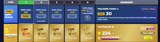 BlakeleeNonna's tweet photo. @TheSandboxGame I just participated in the daily #SandboxAlphaS2Contest for a chance to earn up to 1,000 $SAND! Starting March 22 - Ticket Day. Check out my screenshot below!
👇 #SandboxAlphaS2 https://t.co/jIERskPwro