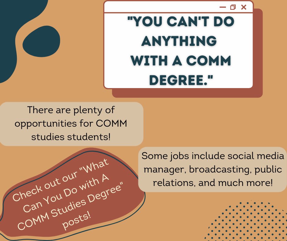 commcsulb's tweet photo. Today for COMMon Misconceptions about being a COMM Studies Major, we look at two COMMon misconceptions. 🤔
Have you heard of any of these❓
#csulb #csulbcomm #commstudies #COMMonmisconceptions #gobeach https://t.co/fAa0r9ui0l