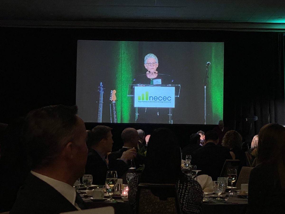 Thrilled to be back at the @NECEC 13th annual #greentiegala supporting the New England #cleanenergy champions making progress for a sustainable future