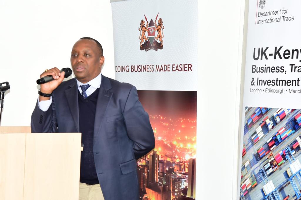 Today, <a href="/Ps_AmbKaberia/">Amb. Kirimi P. Kaberia CBS</a> and <a href="/KevitDesai/">Kevit Desai</a> from <a href="/EACAffairsKenya/">Ministry of EAC,ASALs & Regional Development Kenya</a> engaged potential investors in #Edinburgh on ease of doing business and investment opportunities available in #Kenya