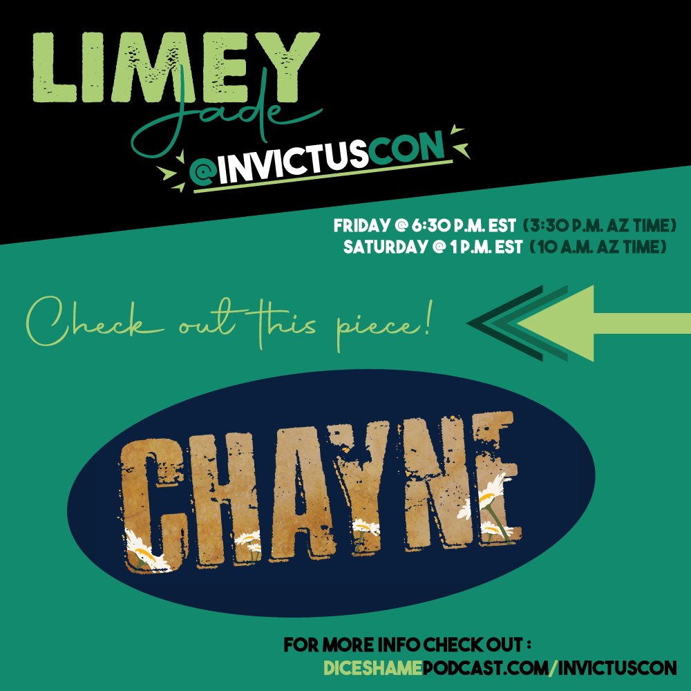 JadeLimey's tweet photo. Check out Chayne! This character created by Zandr is a half Orc is a leather working, gem stone studying arranger of flowers with a sister named Daisy 🌼
Come check out more awesome art at InvictusCon 2022! @INVICTUSStream #dnd #dndevent #onlinecon https://t.co/OVI9SwOuGe
