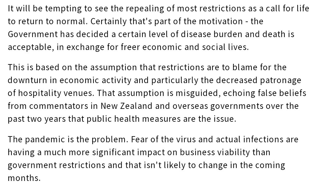 marcdaalder's tweet photo. We're about to learn, as a country, the lesson learned by the rest of the world over the past two years: the pandemic is the problem, not pandemic restrictions. https://t.co/22fHjPnPdR
