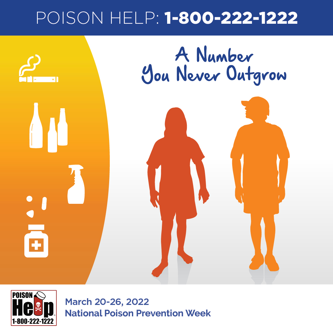 When teens have questions about medicines, cleaners, or alcohol or drug use, Poison centers can help. 

We’re here to provide confidential, judgement-free, expert advice 24/7. 1-800-222-1222. #NPPW22