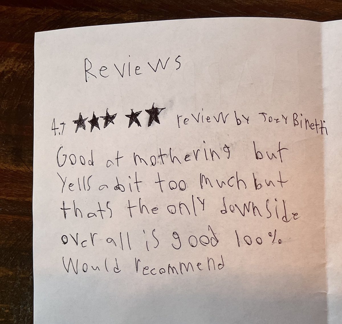 Don’t post much about the kids but this birthday review is too good not to share. Jesus Joey!