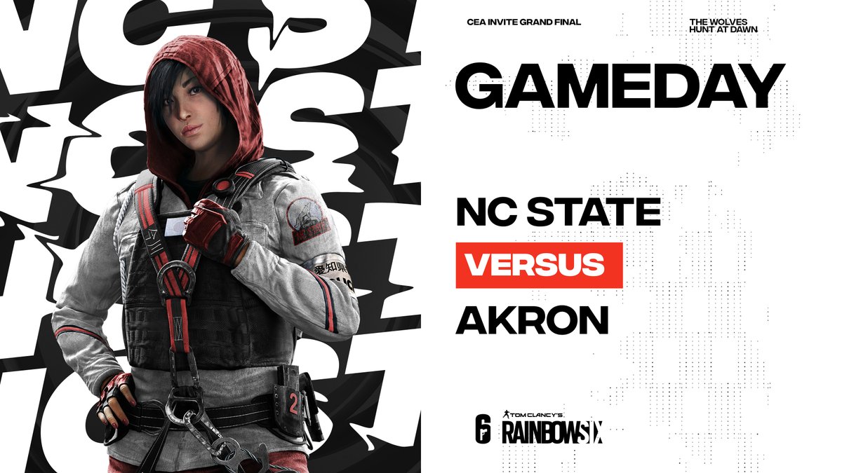 esportsatncsu's tweet photo. R6 Red @WolfPackR6 has their Grand Finals matchup versus Akron for the CEA Invite!
🕔8:00pm EST (aka right now tune in)
📺https://t.co/PdY8I7WCHP
#R6RED #GoPack 🐺 https://t.co/HH5TLkSwQl