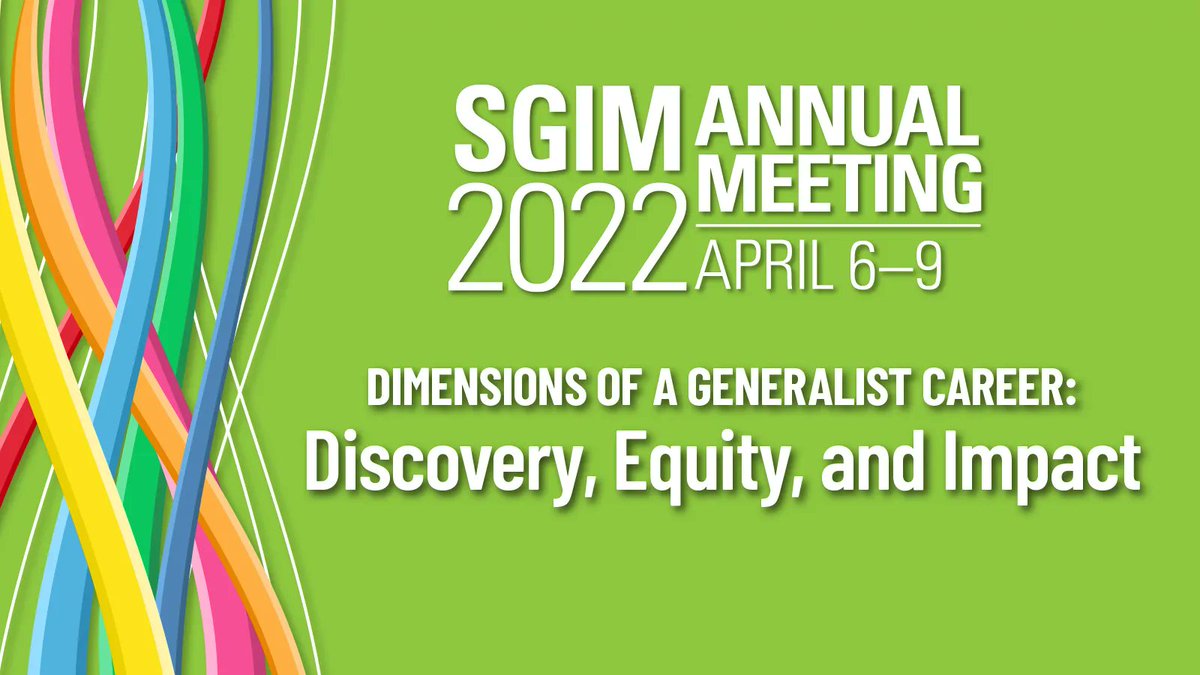 The final program for #SGIM22 is now available! We've got incredible plenary speakers on each day, distinguished professors in 4 disciplines, &amp; a host of scientific &amp; educational material in different tracks to help you create YOUR best meeting. bit.ly/3twXyWS