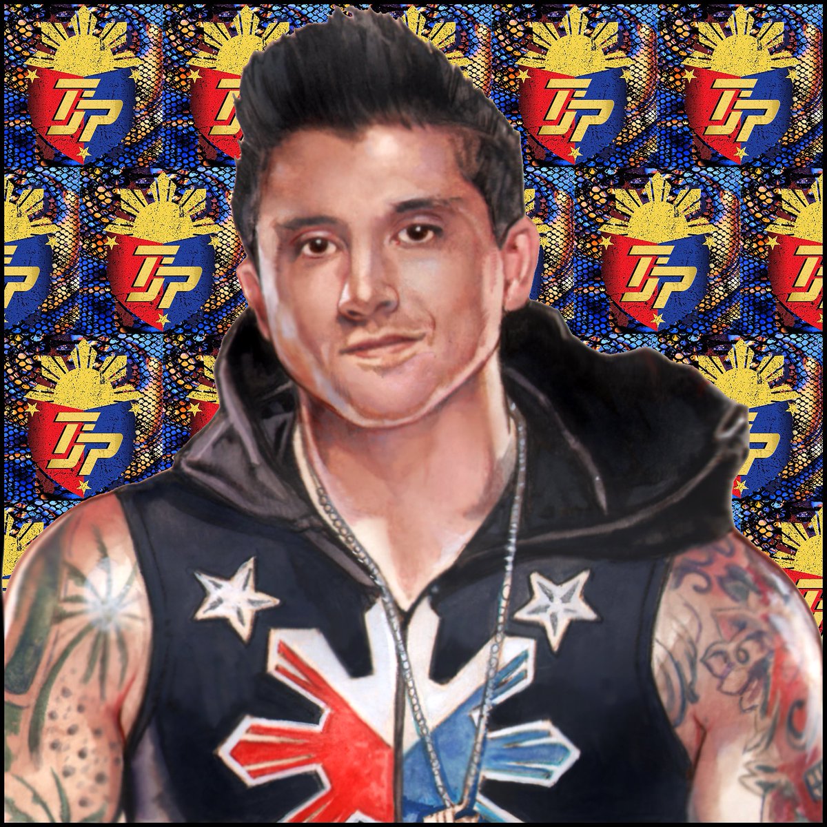FightCapitalNFT's tweet photo. TJP has an NFT! @MegaTJP #phillipines #FilAmFlash #NFTCommumity #ProWrestlingCommunity https://t.co/2sJwSjunQa