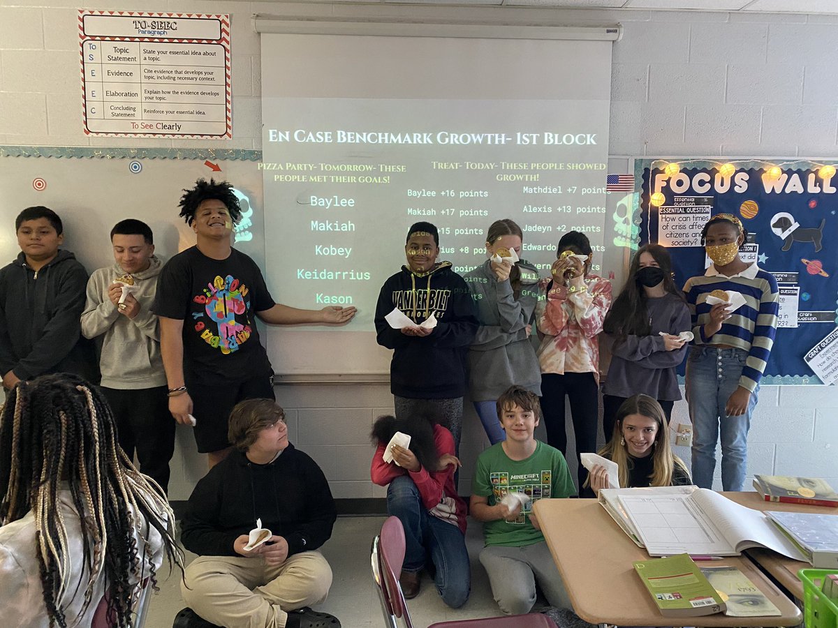 MrsRowe_B's tweet photo. These smart cookies 🍪 met their goals on the benchmark this Spring! So proud of their hard work @co_sumner #growthmindset https://t.co/hi32XmljVH