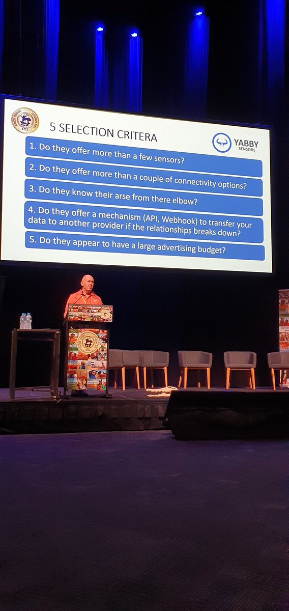 paperball's tweet image. Arse from their elbow. @yabbysensors asking the important questions 

#NTCA2022 #Satellite #AgTech