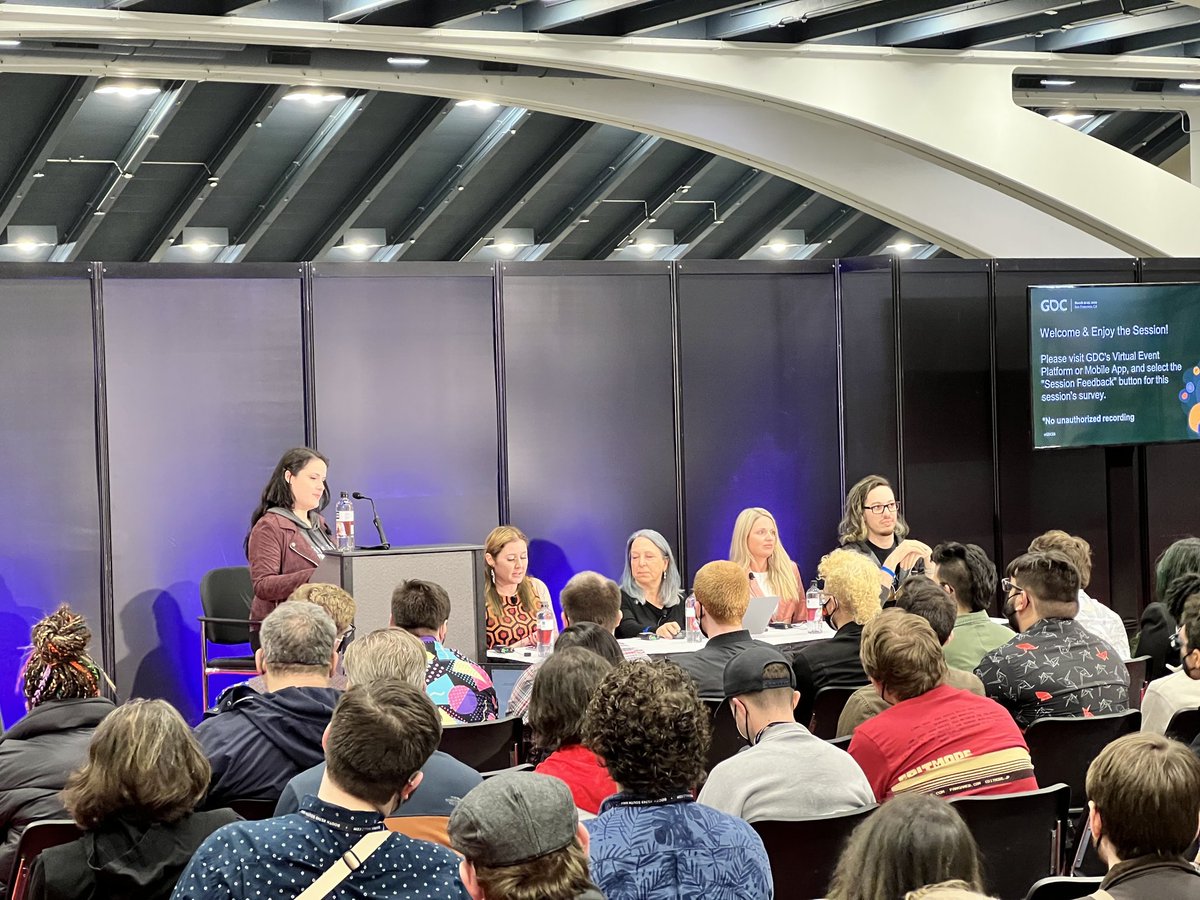 Had a great time today at the Tips from the Trenches panel and with the team! Met so many wonderful upcoming talents. Thank you #GDC for having me participate!