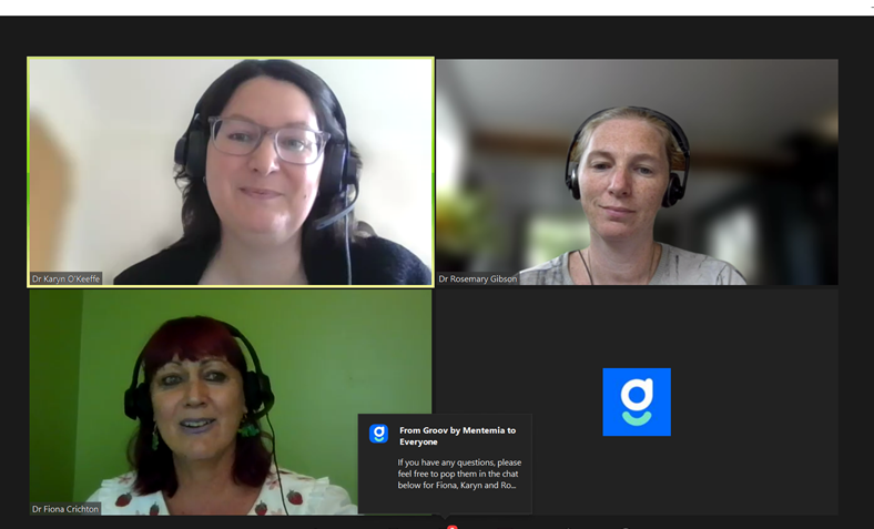RosieGibsMoul's tweet photo. Was a pleasure to talk about #Sleep and #Wellbeing alongside @daydreamer_  at today's @groov_now webinar
😴😃

@swrc_nz https://t.co/MnQpvqNg7F