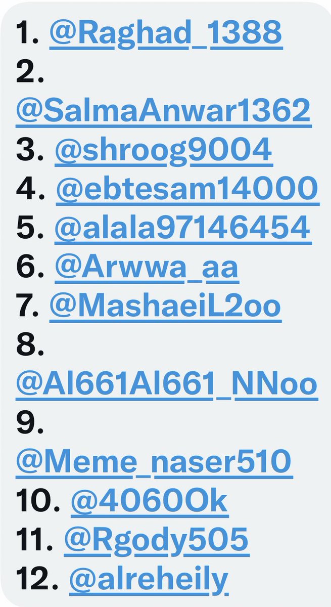 الف مبروك لمن تم الإهداء لهم في مساحه اخونا ابوبدر 
 ١٢ ساعه أبل..♥️
شكراً للجميع على مباركتهم وعساكم ومن تحبون في افضل حال🤲
سوف يتواصل الغالي معكم على الخاص 🌹❤️🌹
<a href="/fahad1398/">فهد الشاطري</a>