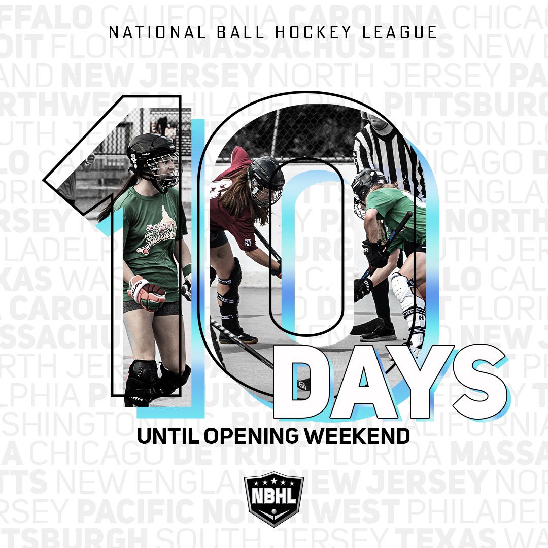 T-10 days. The countdown begins. 

NBHL 2022

#ballhockey #streethockey #dekhockey #hockey #nbhl2022 #nbhlfeed
