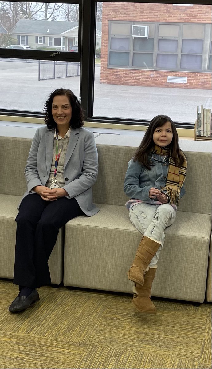 My 6th grader excited to be with superintendent Dr LaRocca at Willow’s new library opening 😊 #loveourdistrict #willowroad #willowwildcats <a href="/WillowRoadVS13/">Willow Road School</a> <a href="/VS13UFSD/">ValleyStream13UFSD</a>