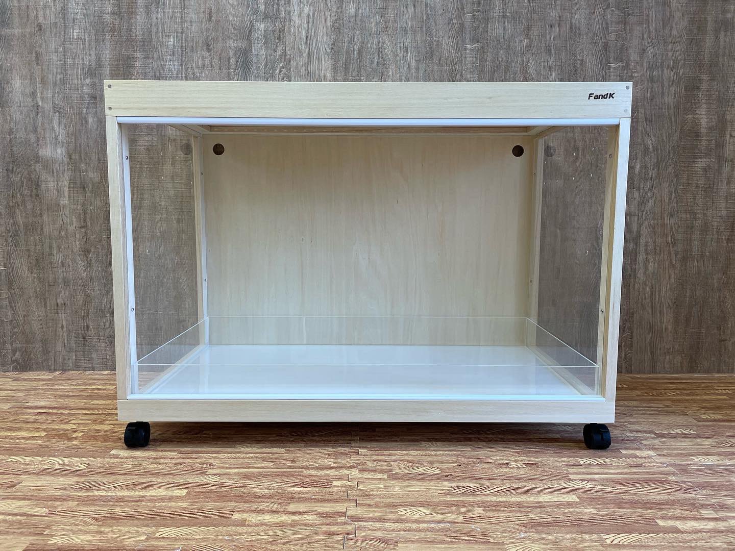 はなぴ様専用 FandK 爬虫類木製ケージ引き出し仕様