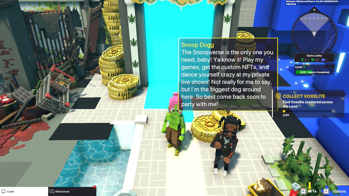 frey_alex1's tweet photo. @TheSandboxGame I just participated in the daily #SandboxAlphaS2Contest for a chance to earn up to 1,000 $SAND! Starting March 23 - Selfie with Snoop Dog. Check out my screenshot below!
👇 #SandboxAlphaS2 so easyyy https://t.co/IfbkDnDvM8