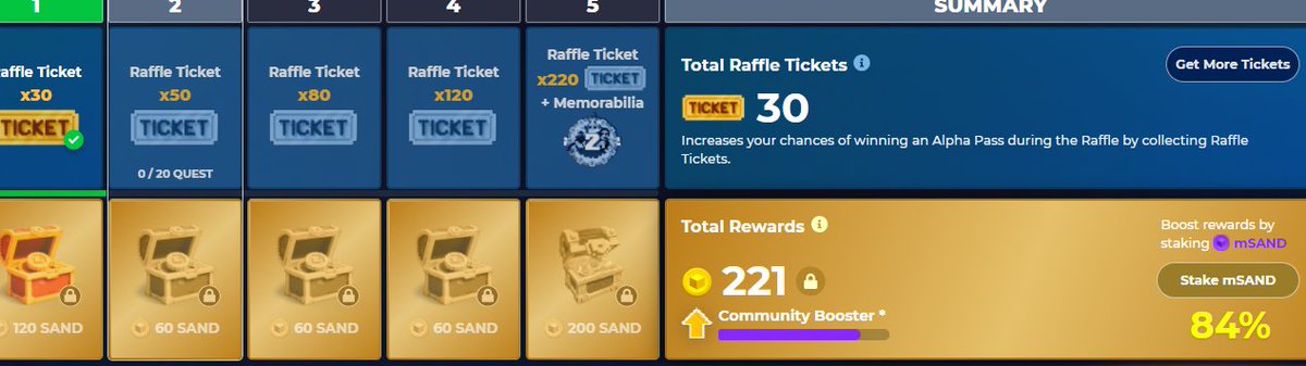 2FrV2GVQWxNETTY's tweet photo. @TheSandboxGame I just participated in the daily #SandboxAlphaS2Contest for a chance to earn up to 1,000 $SAND! Starting March 22 - Ticket Day. Check out my screenshot below!
👇 #SandboxAlphaS2 https://t.co/Kqr3etWHA9